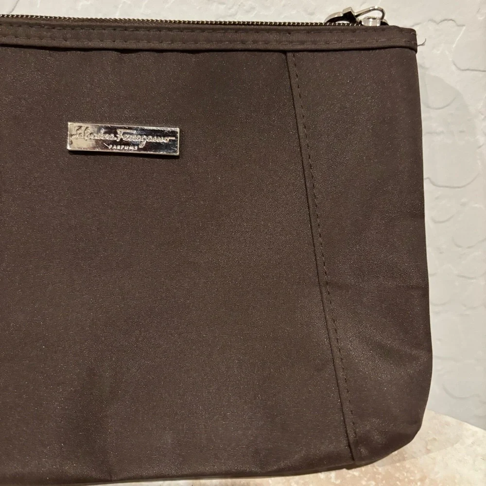 Salvatore Ferragamo zip cosmetic pouch